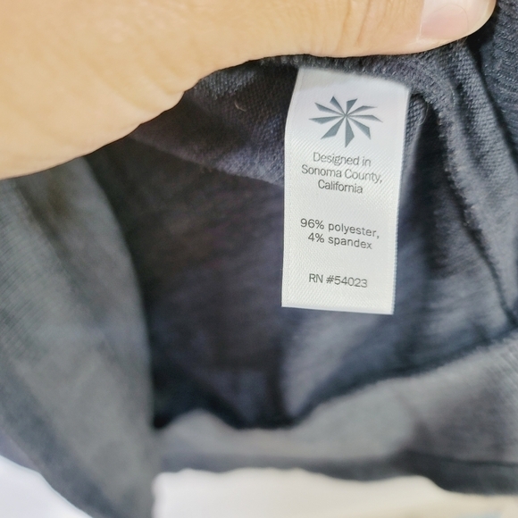 Athleta Blissful Yoga Hooded Poncho, Heathered Gray, sz Small - Picture 8 of 10